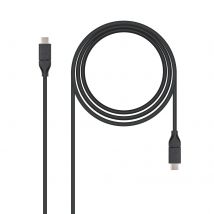 Nanocable Cable USB-C 3.1 GEN2 1m para Carga y Transferencia de Datos