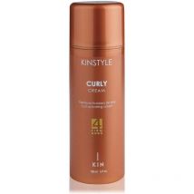 KIN COSMETICS KINSTYLE CURLY CREAM 4 Firmeza .Crema Activadora de Rizos Cuidado del Cabello, Definición y Volumen 150 ML