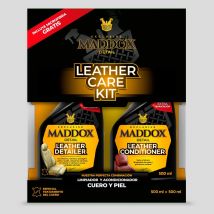 MADDOX DETAIL-LEATHER CARE KIT-Kit de limpieza y restauración de cuero y piel