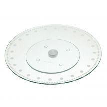 Kitchencraft Plato Giratorio para Tartas de Vidrio 30 Cm - Caja de Regalo
