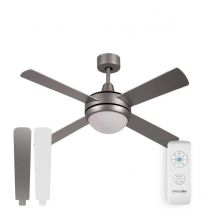 UNIVERSALBLUE Universalblue Ventilador de Techo Aspas Reversibles Inox 60W 106cm