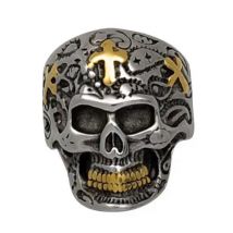 Anillo Calavera Cruz Talla:21 ø