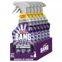 Cillit Bang - Spray Limpiador Suciedad y humedad, manchas negras para Baño, 6 sprays de 1L