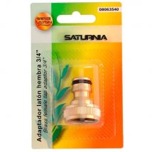 SATURNIA Adaptador Manguera Latón 3/4 hembra