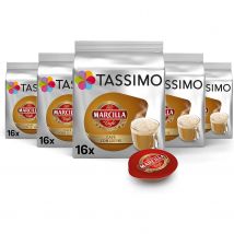 Cápsulas Tassimo Marcilla Café Con Leche 80ud (5 x 16ud)