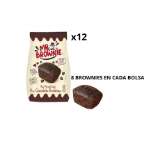 Pack de 12 bolsas de Mr Brownie de chocolate - Formato de ahorro - 96 unidades en total