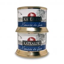 Mousse de foie gras de pato de Katealde (Pack de 2 unidades de 130g)