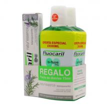 Fluocaril Bi-Fluore Colutorio 500 gr Duplo+ Regalo Pasta De Dientes 75 ml