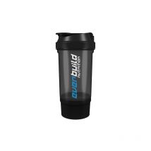 Functional Shaker 500 + 150 ml - Dark Black