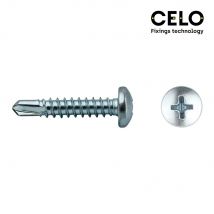 Caja 250 Unid. Punta Broca Alomada Rosca Chapa Philips Din/ref 7504n ø4 8x22mm Zincado Celo para Herramientas Manuales