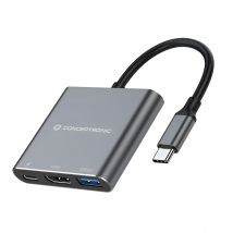 Usb-c 3in1 conceptronic donn018 hdmi usb-a 3.0 usb-c pd 100w adapter