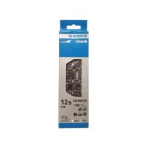 SHIMANO | Cadena DEORE M6100 12v 126 Eslabones - Cadena Shimano DEORE, modelo M6100  Compatible para montaña Compatible con 12 velocidades Mayor retención de la cadena con extremo de la placa interior