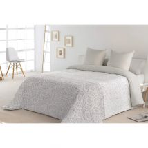 Edredón Confort, Modelo Sherpa Pat, Color Gris, 100% Poliéster, Polo Polo