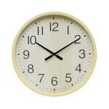 Fabrilamp - Reloj De Pared Manilva Haya 55x55x4 Cm Movimiento Continuo