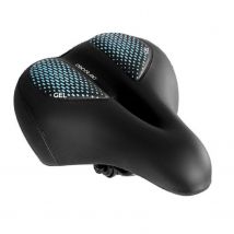 Cecotec Sillín Bicicleta Cómodo de Gel con Amortiguadores DrumFit SitBike Gel. Compatible Las Tijas de Sillín con Riel de 7mm