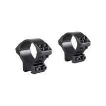 Monturas para visor Hawke 30 mm Carril 9-11 mm Media – 2 piezas, fijación estable con cojín interior, pasador de retroceso y altura media de 45 mm.
