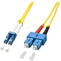 Lindy Cable de Fibra Óptica Duplexkabel LC/SC OS2 2m - Alta Velocidad