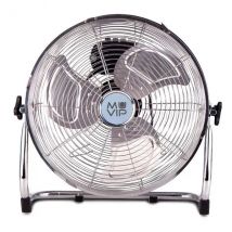 Muvip ventilador industrial de suelo - 100w - 3 velocidades - color plata