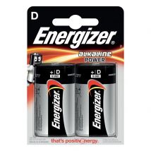 Premium Pilas-Energizer-Alkaline Power-D Alkaline Power D Energizer Alkaline Power - Pack de 2 pilas Alcalinas D