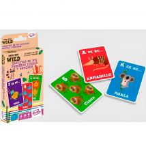 Shuffle tarjetas de mis primeras letras y números 62x100mm estuche de 36 cartas