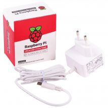 Alimentador Raspberry Pi4 USB-C 3A - Fuente PSU Oficial - Carga Rápida