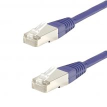 Equip Latiguillo Apantallado S/FTP Cat. 6a HF 2m Morado - Rendimiento 500 Mhz