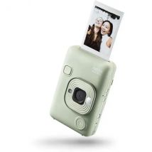 instax - Mini LiPlay, cámara instantánea híbrida. Cámara e Impresora para Smartphones. Color verde matcha