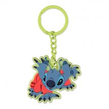Disney Lilo & Stich - Llavero de goma, Azul 3, One Size, Casual