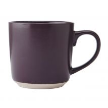 La cafetière green ceramic mug with unglazed base, 350ml