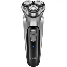 ENCHEN máquina de afeitar eléctrica Blackstone para hombre, afeitadora rotativa con cuchilla flotante 3D, lavable, recargable por USB, tipo C, PLATA ENVIO GRATIS 24H