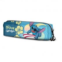 Lilo y Stitch Lifestyle-Estuche Portatodo Cuadrado Fan 2.2, Azul, 22 x 9 cm