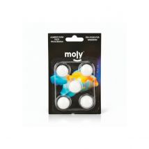 Moly Fin de Semana para Peces – Bloques de Calcio Vitaminado – Alimentación Automática para Acuarios – Nutre y Protege hasta 3 Días 2 Blíster