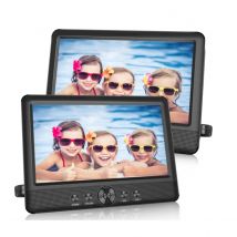 Bsl Reproductor DVD Dual BSL-10D con Pantalla Doble de 10 Pulgadas