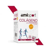 Amlsport Colágeno + Magnesio + Vitamina C 20 Sticks sabor fresa
