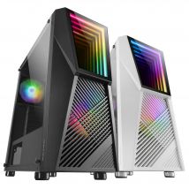 Mars Gaming MC777, Caja PC Gaming ATX, Infinity Mirror ARGB, Ventana Cristal Templado, ARGB