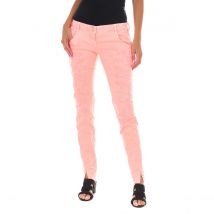 MET-Pantalon Tejano Largo efecto cosido 10DB50135-G151 para Mujer