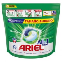 Ariel All-in-1 Pods Detergente Cápsulas, 96 lavados (2 x 48 caps)