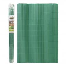 The Secret Home Cañizo PVC de Media Caña - Valla de Ocultación - Protección Visual Privacidad - Jardín, Balcón o Terraza