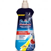 Finish ABRILLANTADOR LIMÓN, Vajilla Seca, Resultado Brillante, Previene Marcas de Agua, Elimina