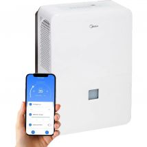 MIDEA Deshumidificador Industrial Gran capacidad 50L para Humedad interior hasta 112 m2 / 300 m3 -