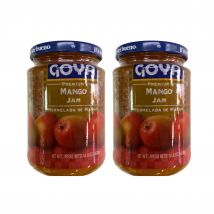 2 BOTE DE MERMELADA DE MANGO SABOR DULCE JUGOSO 420G. GOYA. ALTA CALIDAD DOMINICAN REPUBLIC