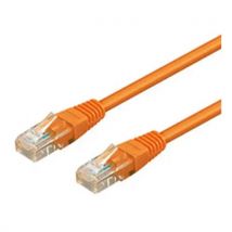 Wentronic 95262-GB - Cable de red (1m, Cat6, U/UTP (UTP)) Naranja