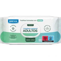 PACK AHORRO - 7 x 60 unidades Toallitas húmedas con locion  para adultos Brevia