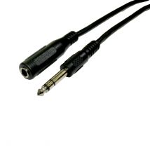 Cable JACK 6,3 Stereo Macho-Hembra Stereo 3m DCU