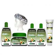 Pack Mantenimiento Stratti Aguacate & Keratina con Manteca de Karité 6 productos