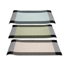 DAM. Set de 3 salvamanteles 30x45 cm. Colores surtidos. 45x30,5x3 cm.