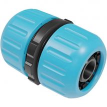 Cellfast Pieza de reparación conector de manguera BASIC de 1/2" (12,5 mm), conexión de 2 extremos de manguera, fácil montaje, plástico ABS, 51-100H