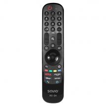 Savio RC-24 mando a distancia IR inalámbrico TV, Botones Universales