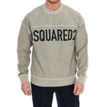 Dsquared2-Sudadera de Manga Larga y Cuello Redondo S74GU0536-S25462 para Hombre