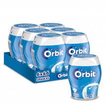 Orbit Botes Chicles Sin Azúcar de Menta en grageas, 6 x 46 uds